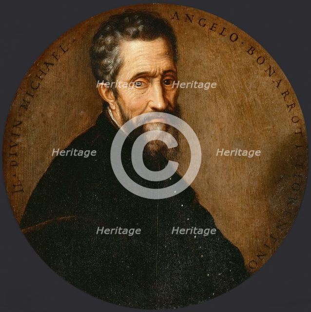 Portrait of Michelangelo Buonarroti.