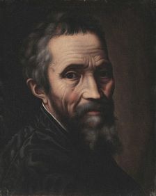 Portrait of Michelangelo Buonarroti, Second half of the16th cen. Creator: Venusti, Marcello (1512/15-1579)