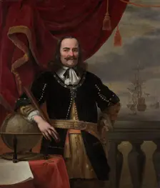 Portrait of Michiel de Ruyter (1607-1676), c1650s. Creator: Ferdinand Bol