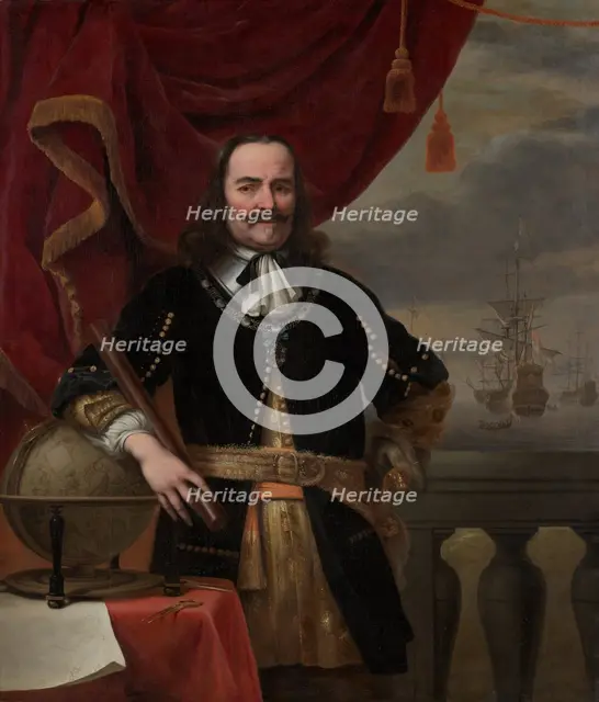 Portrait of Michiel de Ruyter (1607-1676), c1650s. Creator: Ferdinand Bol.