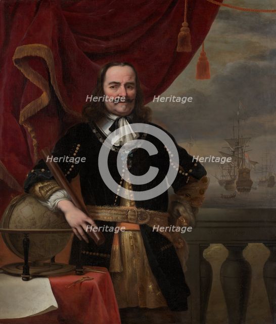 Portrait of Michiel de Ruyter (1607-1676), c1650s. Creator: Ferdinand Bol.