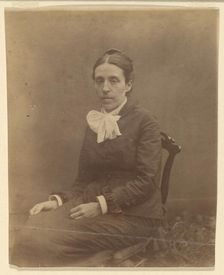 Portrait of middle-aged female, 1880-1890. Creator: Thomas Eakins