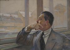 Portrait of Mieczyslaw Gasecki, 1923. Creator: Jacek Malczewski