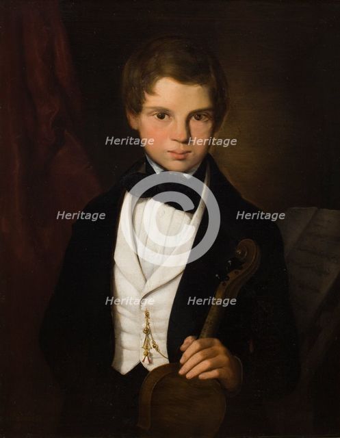 Portrait of Mieczyslaw Ostoja-Starzewski (1830-1906), 1843. Creator: Hermann Anschütz.