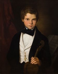 Portrait of Mieczyslaw Ostoja-Starzewski (1830-1906), 1843. Creator: Hermann Anschütz