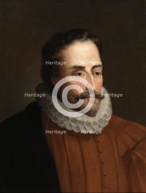 Portrait of Miguel de Cervantes Saavedra (1547-1615).