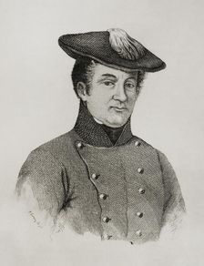 Portrait of Miguel Sancho Gómez y Damas (1785-1864), Spanish military, 1845. Creator: Jose Gomez