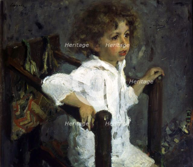 'Portrait of Mika Morosov', 1901.  Artist: Valentin Serov