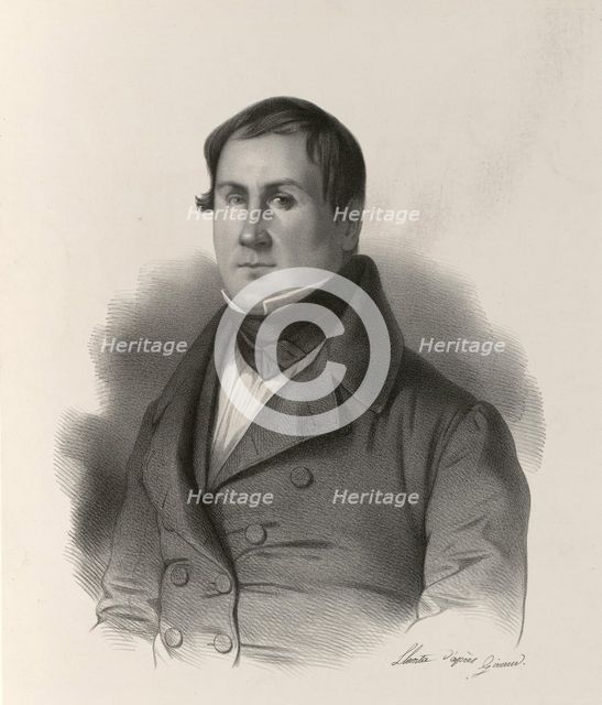 Portrait of Mikhail Vasilyevich Ostrogradsky (1801-1862), 1830-1840s.