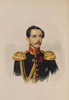 Portrait of Mikhail Vasilyevich Pashkov (1802-1863), 1838. Artist: Klünder, Alexander Ivanovich (1802-1875)