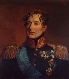 Portrait of Mikhail A. Miloradovich (1771-1825), 1822. Creator: George Dawe