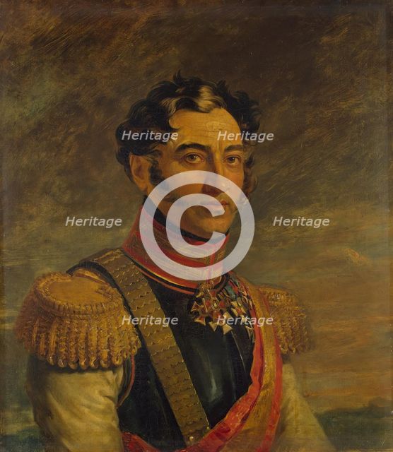 Portrait of Mikhail A. Arsenyev (1779-1838), 1825. Creators: George Dawe, Workshop of George Dawe.