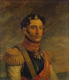 Portrait of Mikhail A. Arsenyev (1779-1838), 1825. Creators: George Dawe, Workshop of George Dawe