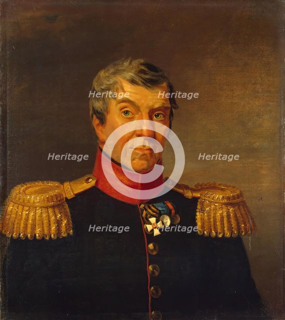 Portrait of Mikhail A. Shkapsky (1754-1815), 1822. Creators: George Dawe, Workshop of George Dawe.