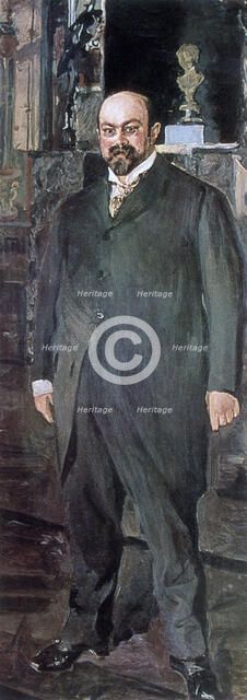 'Portrait of Mikhail Abramovich Morozov', 1902. Artist: Valentin Serov