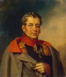 Portrait of Mikhail D. Balk (1764-1818), 1824. Creators: George Dawe, Workshop of George Dawe