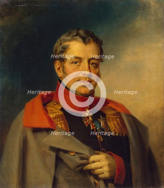 Portrait of Mikhail D. Balk (1764-1818), 1824. Creators: George Dawe, Workshop of George Dawe.