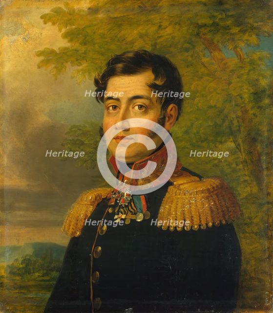 Portrait of Mikhail F. Naumov (1757-1823), 1824. Creator: Workshop of George Dawe.