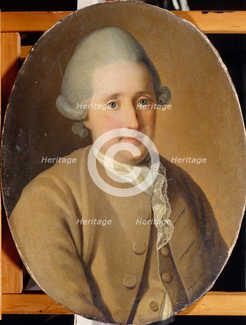Portrait of Mikhail Gavrilovich Kozhukhov. Artist: Christineck, Carl Ludwig Johann (1732/3-1792/4)