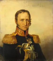 Portrait of Mikhail I. (Francois Michel) Poncet (1778-1829), 1824. Creator: Workshop of George Dawe