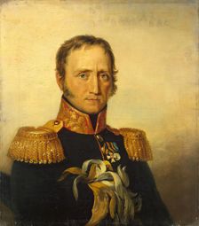 Portrait of Mikhail I. (Francois Michel) Poncet (1778-1829), 1824. Creator: Workshop of George Dawe