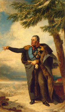 Portrait of Mikhail Kutuzov (1747-1813), 1829. Creator: George Dawe