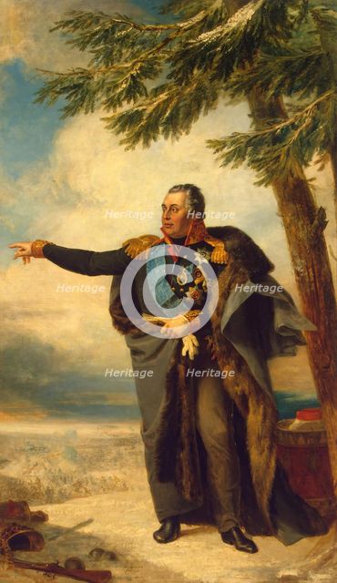 Portrait of Mikhail Kutuzov (1747-1813), 1829. Creator: George Dawe.