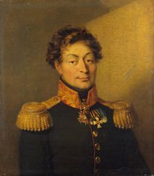 Portrait of Mikhail M. Volkov (1776-1820), 1822. Creators: George Dawe, Workshop of George Dawe