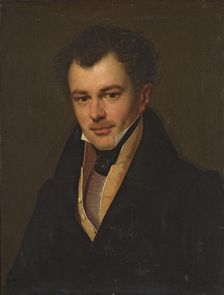 Portrait of Mikhail Matveevich Cherkasov, c. 1827. Creator: Kiprensky, Orest Adamovich (1782-1836)