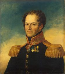 Portrait of Mikhail N. Matsnev (1785-1842), 1824. Creators: George Dawe, Workshop of George Dawe