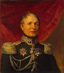 Portrait of Mikhail S. Vistitsky (1768-1832), 1822. Creator: Workshop of George Dawe