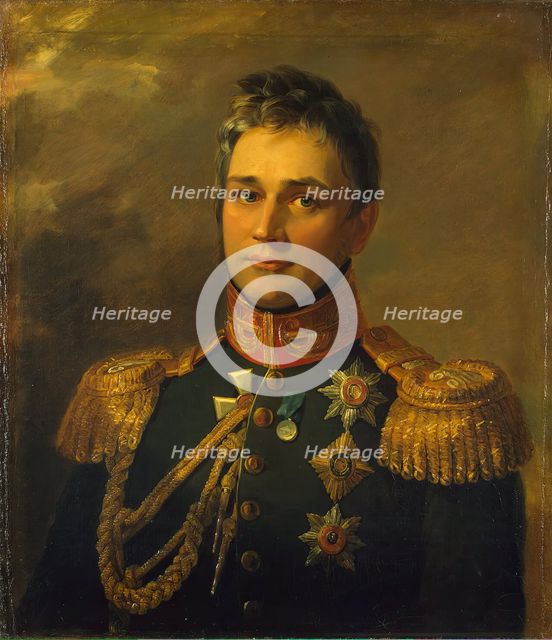 Portrait of Mikhail S. Vorontsov (1782-1856), 1822. Creator: George Dawe.