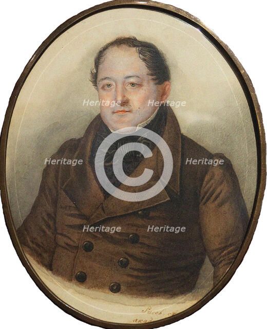 Portrait of Mikhail Semyonovich Shchepkin (1788-1863), . Creator: Anonymous ().