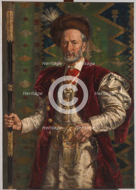 Portrait of Mikolaj Zyblikiewicz, 1887. Creator: Jan Matejko.