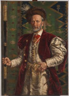 Portrait of Mikolaj Zyblikiewicz, 1887. Creator: Jan Matejko
