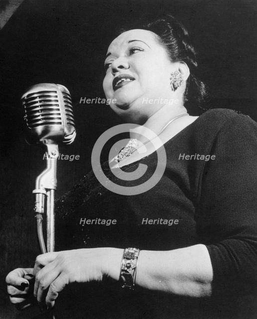 Portrait of Mildred Bailey, Carnegie Hall(?), New York, N.Y., ca. Apr. 1947. Creator: William Paul Gottlieb.
