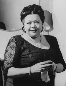 Portrait of Mildred Bailey, Aquarium, New York, N.Y., ca. Aug. 1946. Creator: William Paul Gottlieb