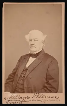 Portrait of Millard Fillmore (1800-1874), January 4, 1870. Creator: Upson & Simson
