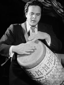 Portrait of Miquelito Valdez, New York, N.Y., 1946. Creator: William Paul Gottlieb