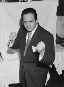 Portrait of Miquelito Valdez, New York, N.Y., 1946. Creator: William Paul Gottlieb