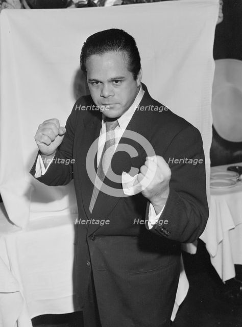 Portrait of Miquelito Valdez, New York, N.Y., 1946. Creator: William Paul Gottlieb.