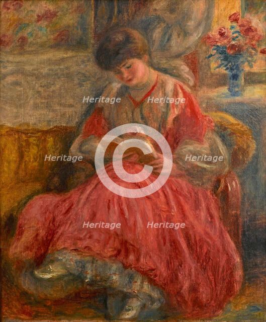 Portrait of Misia Sert, 1904. Creator: Renoir, Pierre Auguste (1841-1919).