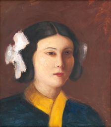 Portrait of Miss Vicková, around 1930. Creator: Stefan Straka