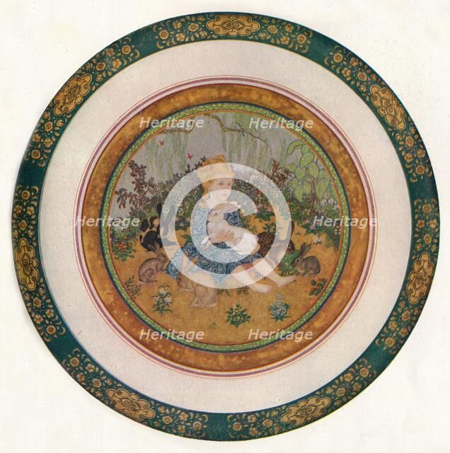 'Portrait of Miss Vivian St. George', 1917, (1919). Artist: Edmund Dulac.