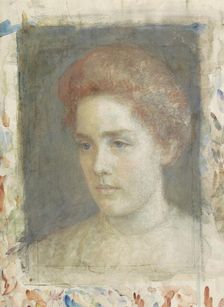 Portrait of Miss Wiedenbruggen, 1874-1925. Creator: Jan Veth