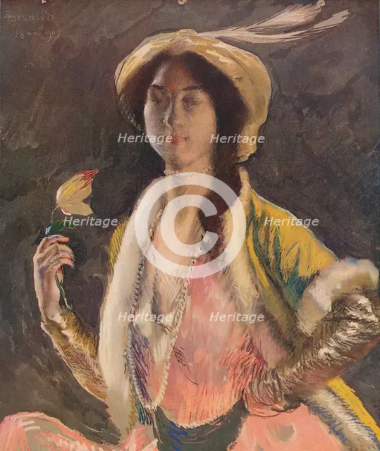 'Portrait of Miss B', 1908, (c1932). Artist: Paul Albert Besnard.