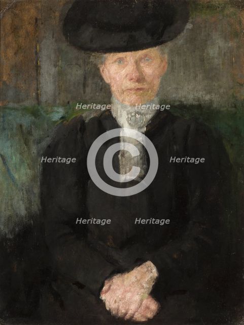 Portrait of Miss Deuringer, 1900. Creator: Olga Boznanska.