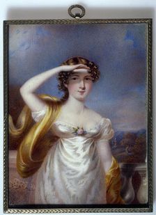 Portrait of Miss Frances Maria Kelly, actress and singer, c.1815. Creator: H Millett