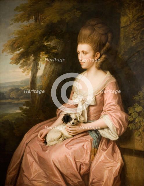 Portrait Of Miss Hargreaves, 1750-1800. Creator: Nathaniel Dance-Holland.