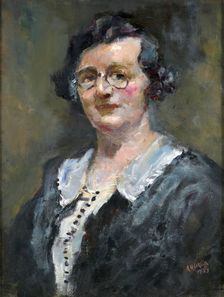 Portrait of Miss I. Robertson, 1933. Creator: Alfred Henry O'Keeffe